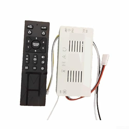 Telecomando per ventilatore a soffitto FACULX con telecomando, accessori driver controller dimmerabili, accessori per driver dimmerabili