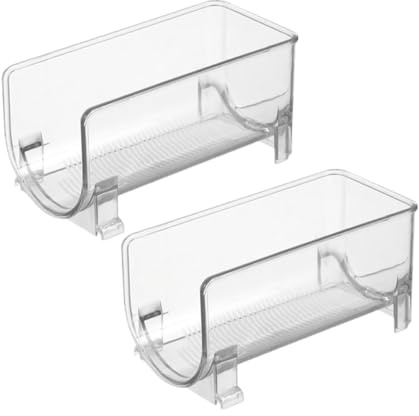 VICASKY 2pcs Stackable Wine Holders Organizer Wine Storage Rack Bottle Display Stand