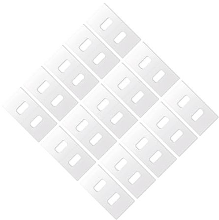 Vaguelly Blindflügelschoner Pvc Transparent Selbstklebend Reparatur Clips Für Vertikaljalousien 2 Reparatur Registerkarten Für Fenster Jalousien Zubehör