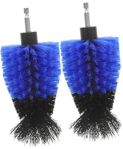 HOODANCOS Drill Brush Attachment Comprehensive Cleaning and Polishing Function 2pcs with Pp and Steel Material for Power Drill Cleaning Attachments