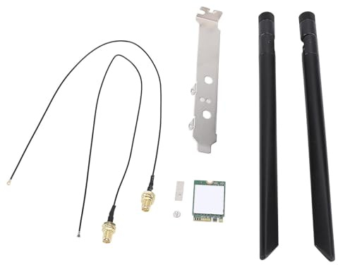 LICAEVEY 8265NGW M.2 Tarjeta WiFi para PC - AC 1200Mbps de Banda Dual (2.4GHz/5GHz) Tarjeta de Red Inalámbrica con Bluetooth 4.2, Victorias (Soporte de Antenas externas)