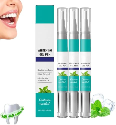 Zahnaufhellung Stift,Teeth Repair Gel,Teeth Whitening Strips,Teeth Whitening Pen,Schnelles Zähne Aufhellen Effektiv Flecken Entfernen, Sicher den Zahnschmelz,Nicht Empfindliche Zahnaufhellung (3)