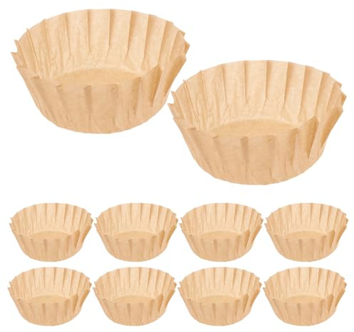 ELAYARD Pirottini in Carta da Forno Antiaderente da 4 Pollici Set 50 Pezzi per Friggitrice ad Aria e Microonde Fogli per Teglie da Forno e Pasticceria Rivestimenti Antiolio per Muffin