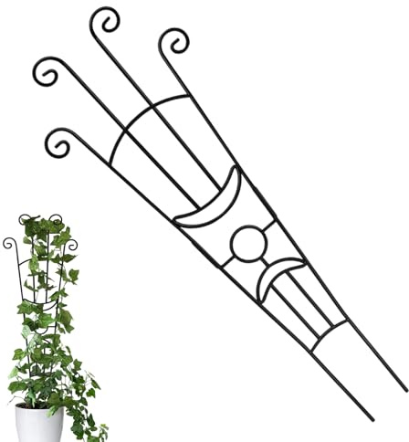 Generico Supporto per Traliccio per Piante, Struttura per addestramento di Piante in Metallo, Pali di Supporto per Pothos con per la Crescita Verticale, robustoper da Giardino, Supporti