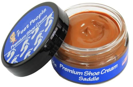 FeetPeople Premium Shoe Cream 1.5 oz, Saddle