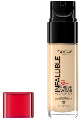 L'Oreal Paris Makeup Infallible Up to 32 Hour Fresh Wear Lightweight Foundation, 420 True Beige, 1 Fl Oz, Packaging May Vary