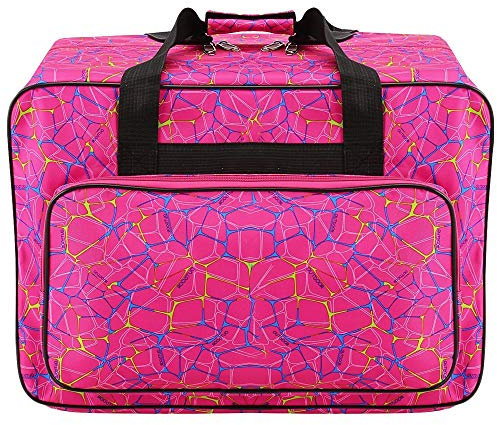 LYTIVAGEN Nähmaschine Tasche Overlock Tasche Nähmaschine Tragetasche Universal Nähmaschinentaschen Nähmaschinenkoffer 46x23x32cm Transporttasche Aufbewahrungstasche für Nähmaschine Nähzubehörs