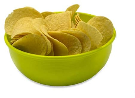 CABLEPELADO - Cuenco de plastico para comida 17 cm - bol - recipiente - plato - vasija - Libre BPA - micro - lavavajillas - congelador - color verde