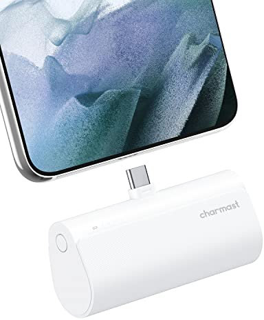 Charmast Mini Power Bank USB C 5000mAh,20W PD 18W QC USB C Battery Pack Quick Charge Portable Charger Compatible with USB C Phones Samsung Huawei,Pixel,LG,HTC,Moto,OnePlus,Xiaomi and More