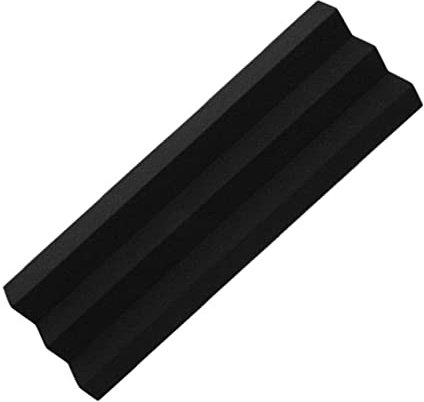 Mikinona Corner Sound-absorbing Cotton Tile for Acoustic Wall Panels Black Squares for Studio Recording Trapezoidal Shape for Soundproofing