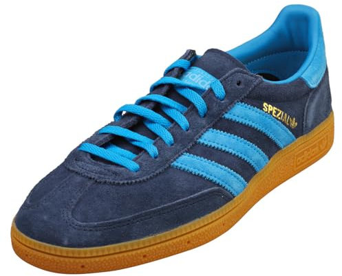 adidas Originals Handball Spezial, Wonder Silver/Off White/Gum, Night Indigo/Bright Blue/Gum, 11