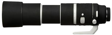 easyCover - Lens Protection Camouflage Cover - Objektivschutz - Schutz für Ihr Kameraobjektiv - Geeignet für Canon RF 200-800mm F/6.3-9 is - Schwarz