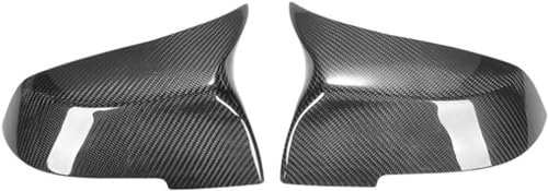 Auto Spiegelkappen für BMW 1 2 3 4 Series F20 F30 F31 F32 F34 F36 E84 2014-2018 Seitenspiegel Abdeckung Rückspiegel Abdeckkappe Ersetzen Sie die Tuning Zubehör,1 Pair Carbon Fiber-b