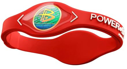 Power Balance Det ursprungliga silikongummiarmbandet för män och kvinnor, säkert, vattentätt, lätt, hållbart, Medium, Silikon