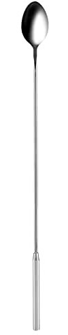 Stainless Steel Teardrop Bar Spoon Long Handle Cocktail Stirrer Spoons for Home Cafe Bar 1Pc
