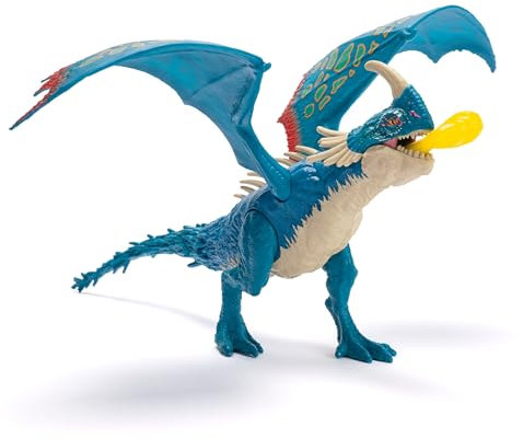 Dreamworks Dragons, How to Train Your Dragon, Battle Dragons, Fire Blast Deadly Nadder, 10” Action Figure, Kids Toys for Boys & Girls Ages 4 and up