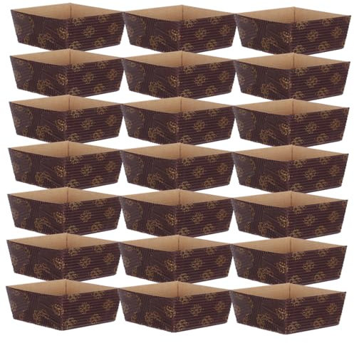 MAGICLULU Moules à Pain en Papier Forme Bateau Lot de 50 pour Présentation Cuisson et l’Huile