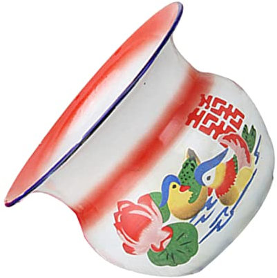 Toyvian Pot De Chambre Vintage Avec Motif Pot Hygiénique Portable Et Pratique Pour Garçon Fille Et Personnes Âgées Seau Urinoir Facile à Nettoyer Pour Usage Domestique