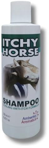 Amberley Aromatics Itchy Horse Shampoo (SLS & Paraben Free) - Natural Soothing Wash with Aloe Vera, Argan & Sea Buckthorn – Vegan & Cruelty-Free – Made in the UK (250ml)