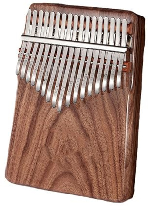 Anfänger-Kalimba Kalimba-Fingerklavier Mit 21 Tönen Aus Schwarzem Walnussholz Tragbar Für Anfänger