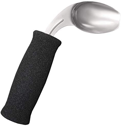 Rehabilitation Advantage Soft Foam Built-Up Handle Offset Spoon