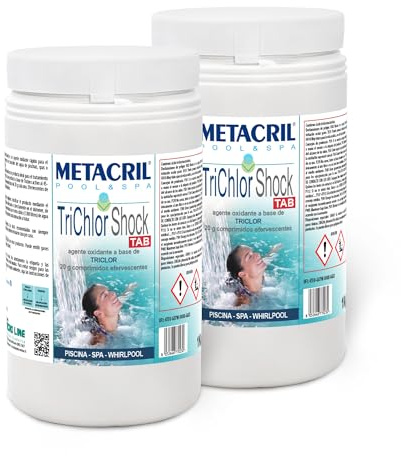 Metacril TriChlor Shock Tab, Tricloro Past. da 20g Effervescenti- (1+1) 2KG