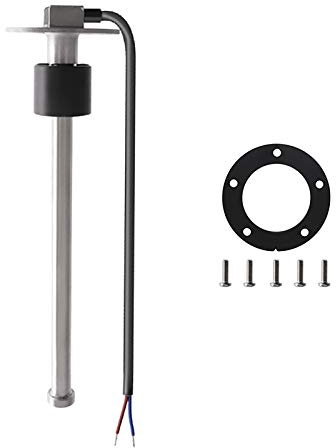 KAOLALI Sensor de Nivel de Combustible 0~190 ohm 150MM~1000MM Unidad Receptora de Combustible para Coche Barco, Sensores de Nivel de Agua