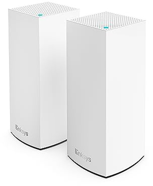 Linksys Atlas WiFi 6 Router Home WiFi Mesh System, Dual-Band, 4,000 Sq. ft Coverage, 50+ Devices, Speeds up to (AX3000) 3.0Gbps - MX2000 2-Pack