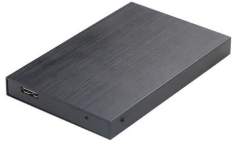 EGEN Disque dur externe portable USB 3.0 2 To/1 To/750 Go/500 Go pour PC, MacBook, ordinateur portable, PS4, Xbox, Smart TV (2 To, noir)