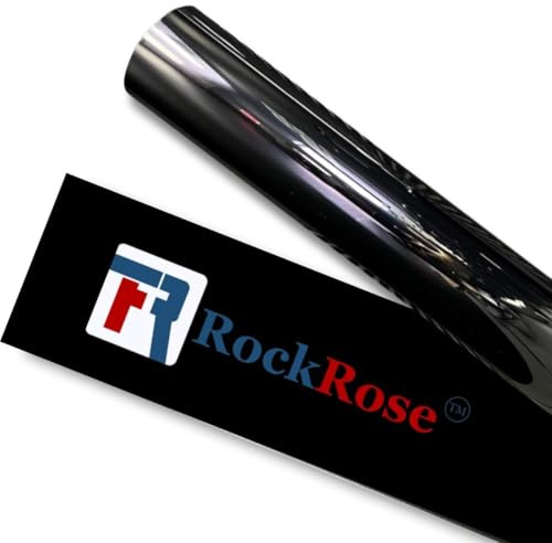 RockRose 50% Nano Keramik Auto Scheibentönungsfolie 1,0 m x 4,5 m 2-lagig Sichtschutzfolie Hitzeschutz, 99% UV- & 85% IR-Schutz Selbstklebend Leicht Schrumpfbar - Anthrazit