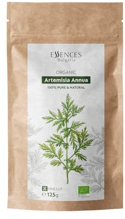 Ekologisk Sötmalört, Artemisia Annua – Torkade Blad och Blommor, 125 gr. | Premiumkvalitet | Odlad på vår egen familjegård | Inga konstgjorda tillsatser eller konserveringsmedel