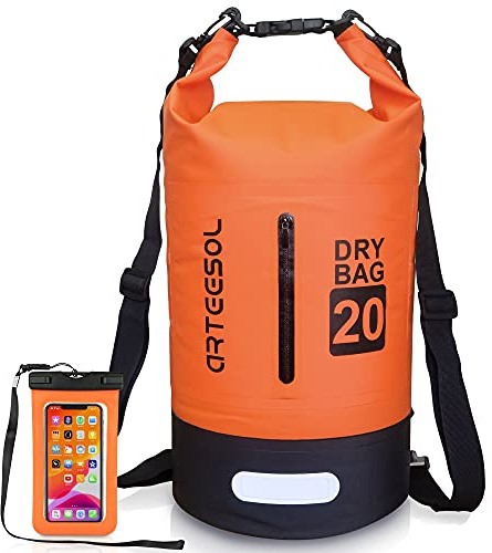 Blackace arteesol Dry Bag wasserdichte Tasche 5L/10L/20L/30L Wasserfester Beutel Packsack mit Langen Doppeltem Verstellbarer Schulterriemen für Schwimmen Bootfahren Kajak Wassensport Treiben