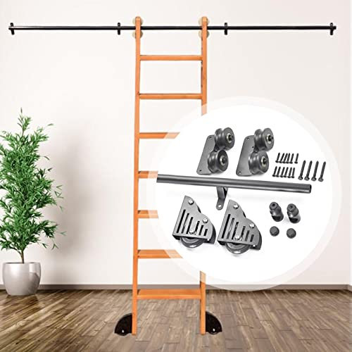 Kit per porta da fienile con scala scorrevole, set di ferramenta inclusa (300 cm)