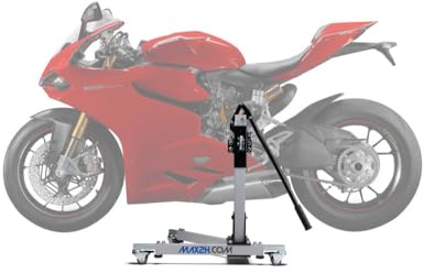 MAX2H Zentralständer für Ducati Panigale 1299 S (Euro 3 | 2015–2017) – grau – Profi Reifenmontage Motorrad