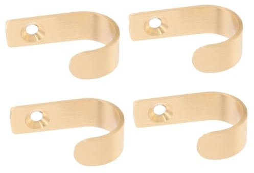 LIGIGWASH 4pezzi Ganci Dorati per Appendere Vestiti in Ottone Ganci Appendiabiti da Parete per Asciugamani Appendiabiti per Bagno