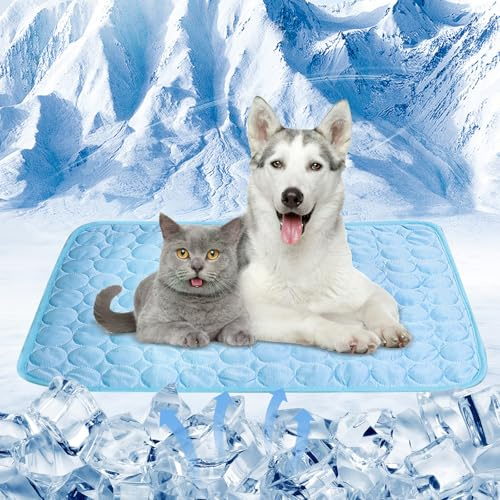 Anluomania Tapis rafraîchissant pour chien, 55 x 70 cm, auto-refroidissant, lavable, résistant à l'usure