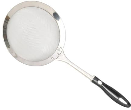 Alipis Colino Da Cucina in Acciaio Inossidabile 304, Setaccio a Maglie Fini 18 Cm Per Farina in Polvere e Zucchero a Velo, Utensile Professionale Per Pasticceria e Panificazione