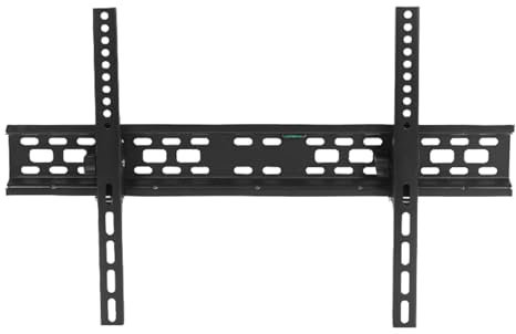 Wall TV Stand, Wall Mount Flat TV Monitor Bracket, Iron Flat & Curved Screen Holder, Diseño moderno con características de nivel, ideal para hotel, Bedroom, fácil instalación para televisores y