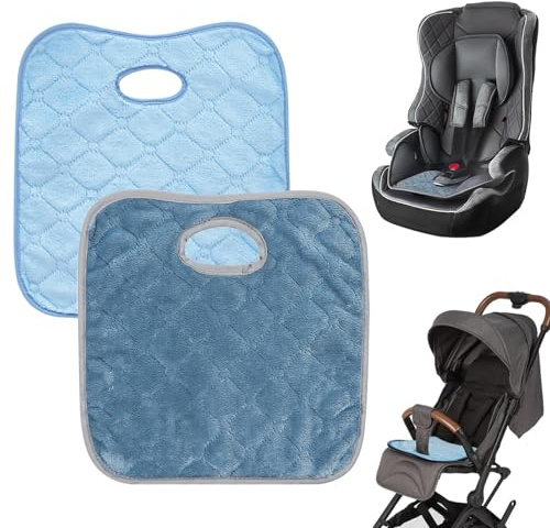 pilyero 2 Piezas Protector Asiento Coche Silla Bebe, Funda Silla Coche Bebe Universal, Funda Asiento Coche, Cómodo y Duradero, Adecuado para Bebés en Una Amplia Gama de Situaciones