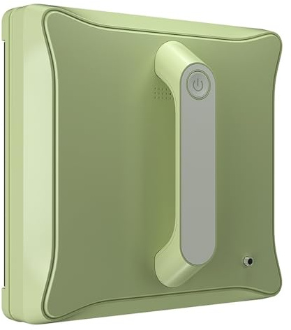 Window Cleaner Robot for Washing Glass Cleaning Automatic Vacuum Cleaner Dry Wet Wipe Windows Robot Remote App Control(Macaron Green)