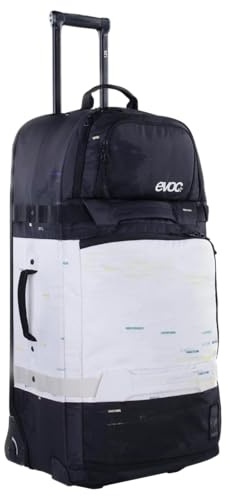 EVOC World Traveller 125L Travel Trolley, Travel Bag (Travel Suitcase with Telescopic Handle, Interchangeable Skate Wheels, Sturdy EVA Base Construction, Particularly Lightweight Trolley Suitcase