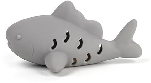OSNIYAW Cats Mental Stimulation Toy Silicones Chew Fish Treat Puzzle Encourages Physical Activity Controls Snacks Release Speed Cats Health Chew Toy