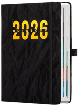 2026 planerare – smidig skrivanteckningsbok med flik, månadsplanerare 2026 kalenderbok – för hemskola college kontor möte planering kvinnor män student jul