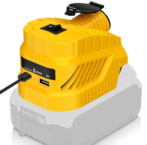 WKabnkn Portable MultiDevice Car Chargers Converter with ABS Housing and Intelligent Protections for Power Tool 18/20V Batteries Vehicle Charger
