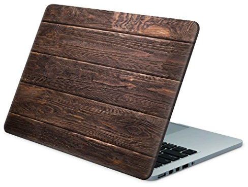 Skins4u Laptop Aufkleber Universal Skin Netbook Sticker von 10 bis 17,3 individuell auf Ihr Maß geschnitten - Brown Wood