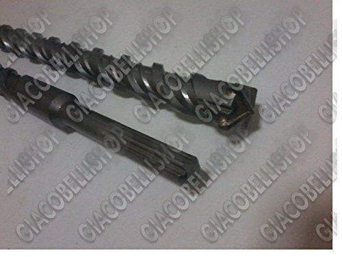 PUNTA MURO Ø 32MM A 4 TAGLIENTI LUNGHEZZA 80 CM SDS MAX DIS.TUTTE LE MISURE