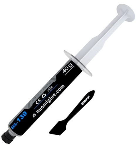 Wärmeleitpaste 40g CPU Paste für CPU, GPU,IC Prozessor Kühlkörper | Mit Toolkit,Kohlenstoffbasis,hohe Wärmeleitfähigkeit,nicht leitend, langlebig,einfache Anwendung
