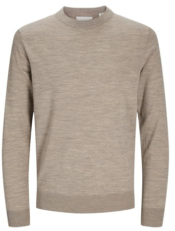 JACK & JONES Homme Jprblamerino Knit Crew Neck Sn Pull Tricoté, Griffes/Détail : Mélangé, M EU