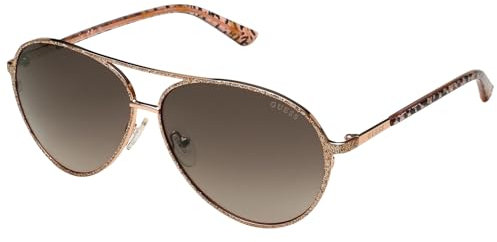 GUESS Damen GU7847 Sonnenbrille, shiny rose gold, 60