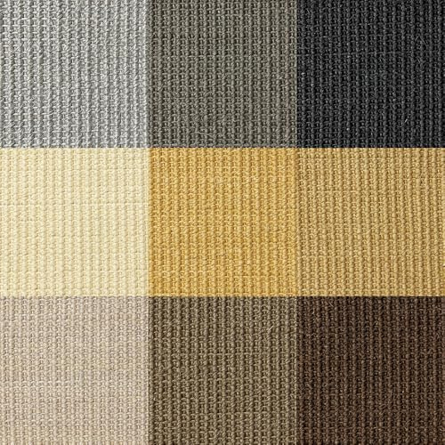 Kratzbaumland Premium-Sisalteppiche für Kratzmöbel/Kratzbretter/Kratzbäume: 1,0x2,0 Meter (2,0 m²), Farbe: Sandgrau